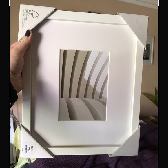 WHITE FRAME; 5x7 or 10x12 - Picture 5 of 5